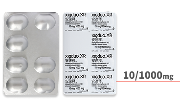 Xigduo 10/1000mg 铝箔包装
