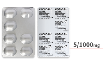 Xigduo 5/1000mg 铝箔包装