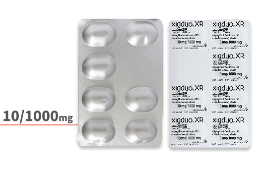 xigduo 10/1000mg鋁箔包裝