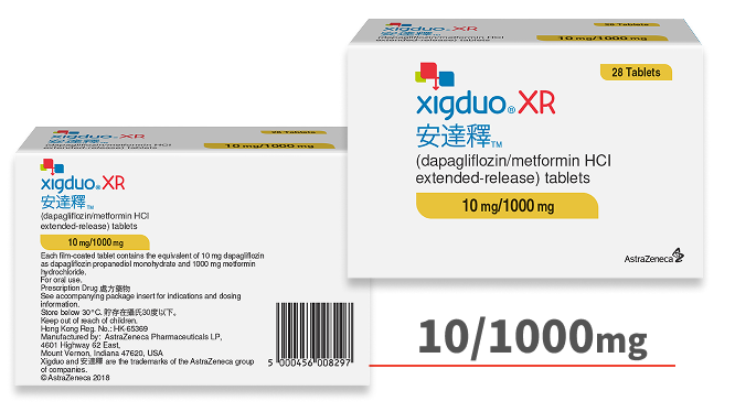 xigduo 10/1000mg外盒